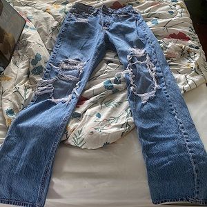 Aeropostale High rise 90’s baggy jeans.